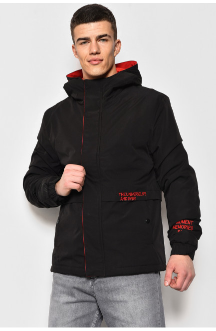Куртка мужская демисезонная черного цвета 173534L