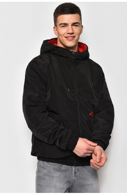 Куртка мужская демисезонная черного цвета 173539L