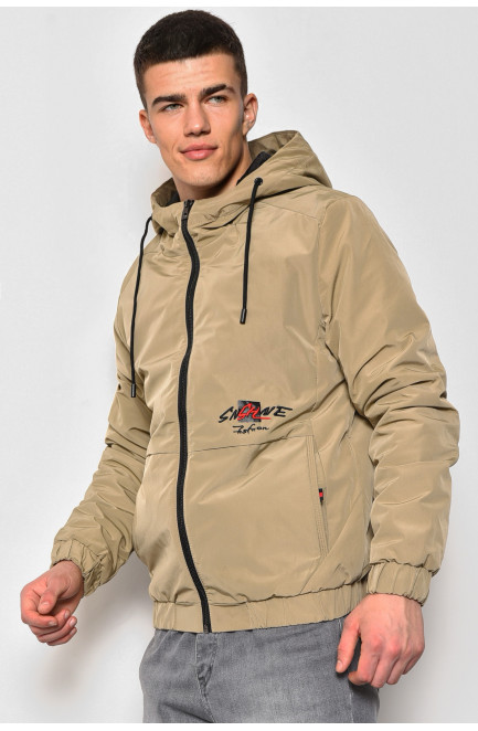 Куртка мужская демисезонная бежевого цвета 173540L