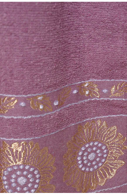 Полотенце банное махровое фиолетового цвета 173597L