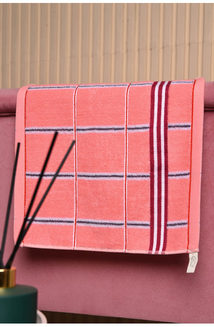 Серветка кухонна махрова рожевого кольору 173634L