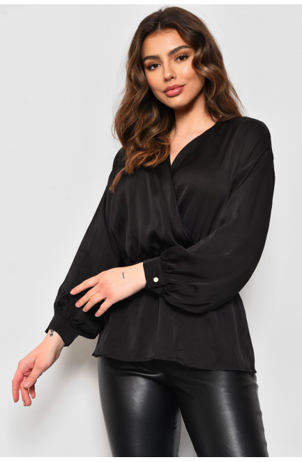 Блуза жіноча чорного кольору 173791L