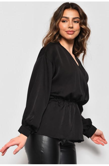 Блуза жіноча чорного кольору 173791L