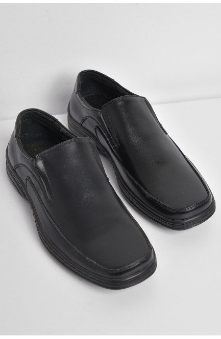 Туфлі підліток для хлопчика чорного кольору 173818L