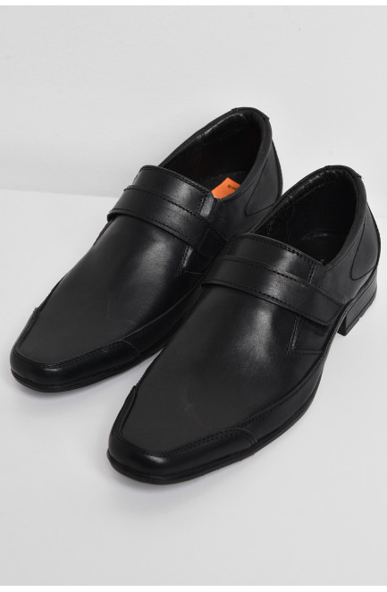 Туфлі підліток для хлопчика чорного кольору 173836L