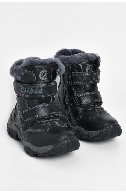 Ботинки детские зима черного цвета 173990L