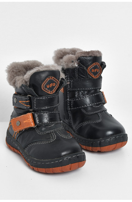 Ботинки детские зима черного цвета 173991L