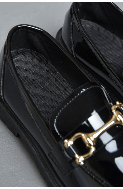 Туфлі-лофери жіночі чорного кольору 174066L