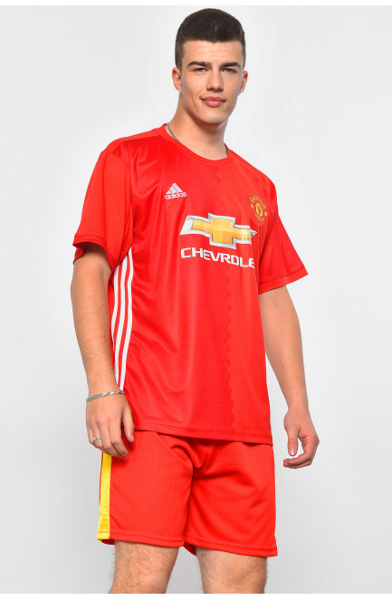 Футбольная форма мужская красного цвета 174083L