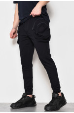 Спортивные штаны мужские темно-синего цвета 174165L