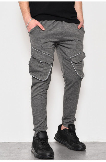 Спортивные штаны мужские серого цвета 174176L
