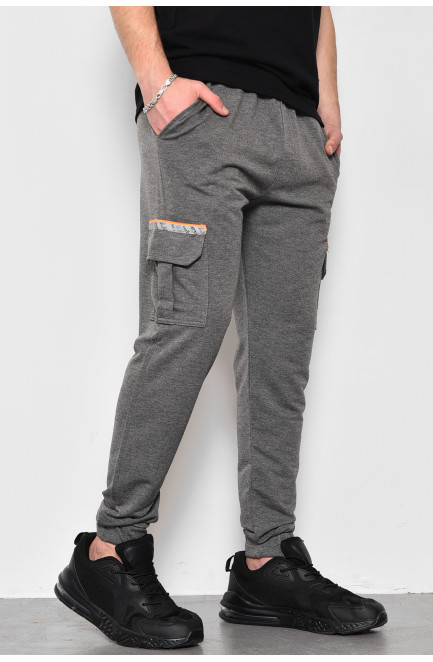 Спортивные штаны мужские серого цвета 174193L