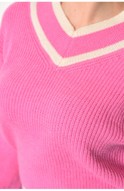 Светр жіночий рожевого кольору 174389L