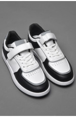 Кросівки дитячі чорно-білого кольору 174434L