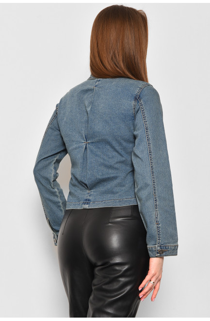 Сорочка жіноча джинсова синього кольору 174946L