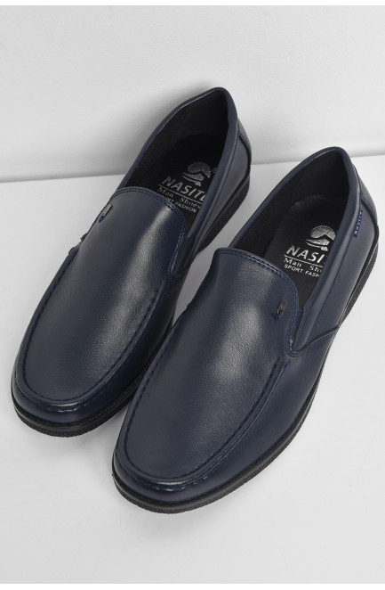 Туфлі чоловічі темно-синього кольору 174994L