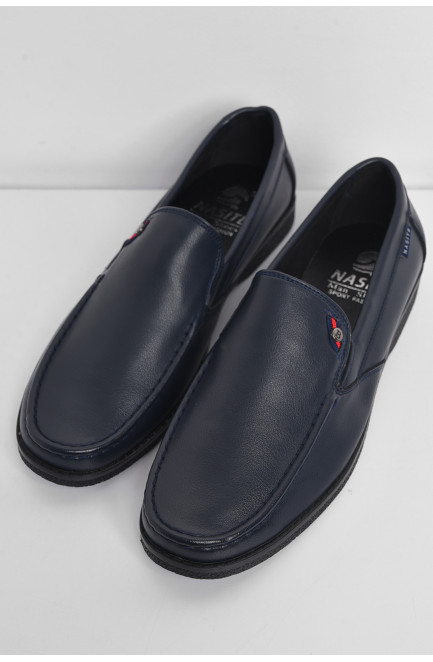 Туфлі чоловічі темно-синього кольору 174998L
