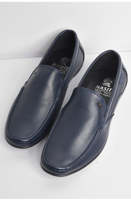 Туфли мужские темно-синего цвета 175151L