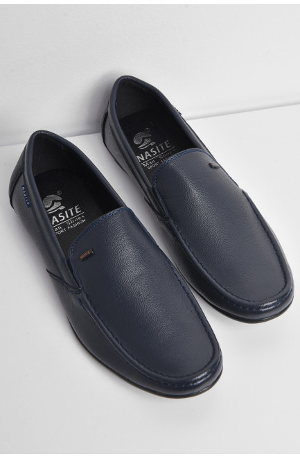 Туфлі чоловічі темно-синього кольору 175153L