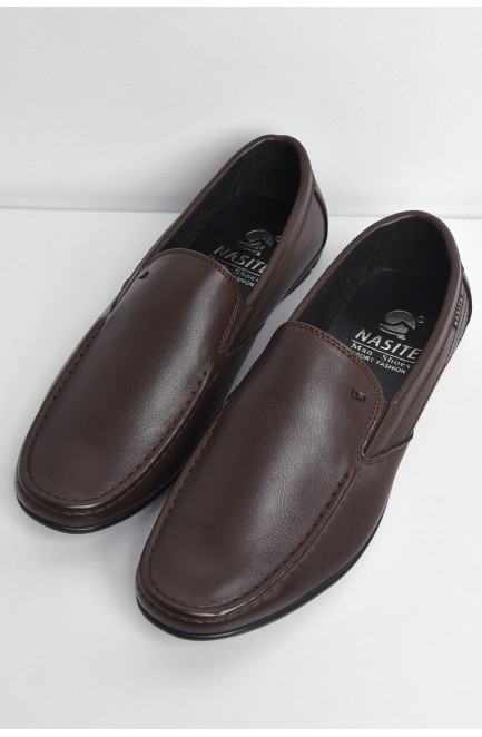 Туфлі чоловічі коричневого кольору 175154L