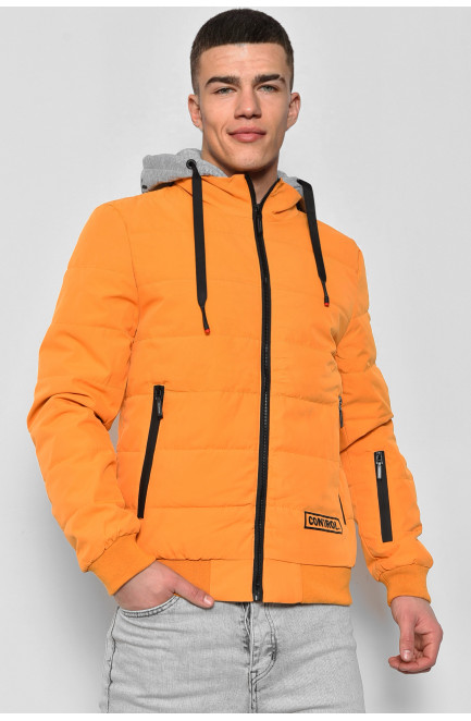 Куртка чоловiча демicезонна гірчичного кольору 175155L