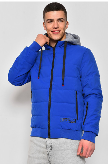 Куртка мужская демисезонная синего цвета 175222L