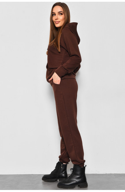 Спортивний костюм жіночий коричневого кольору 175340L