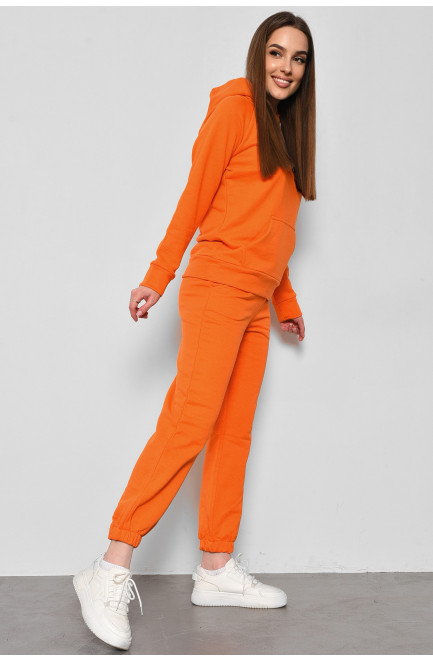 Спортивний костюм жіночий помаранчевого кольору 175341L
