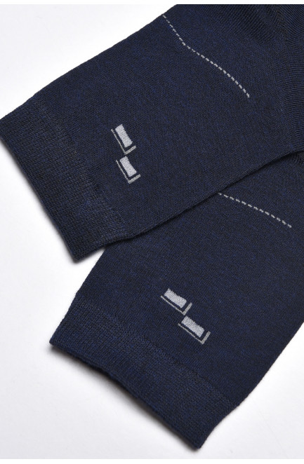 Шкарпетки чоловічі демісезонні синього кольору 175506L