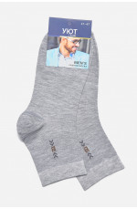 Шкарпетки чоловічі демісезонні сірого кольору 175510L