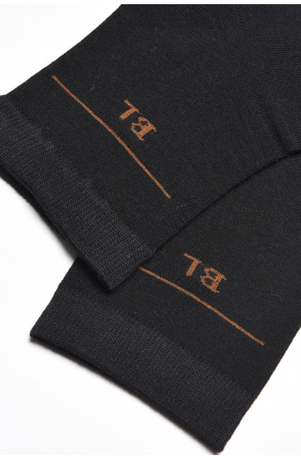 Шкарпетки чоловічі демісезонні чорного кольору 175533L