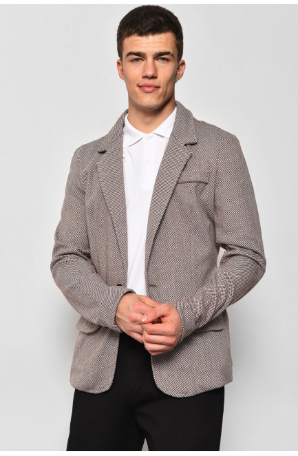 Пиджак мужской коричневого цвета 175713L