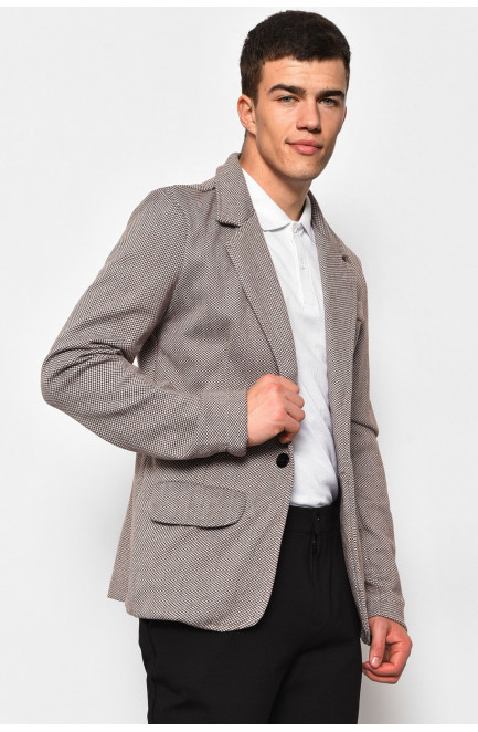 Пиджак мужской коричневого цвета 175713L