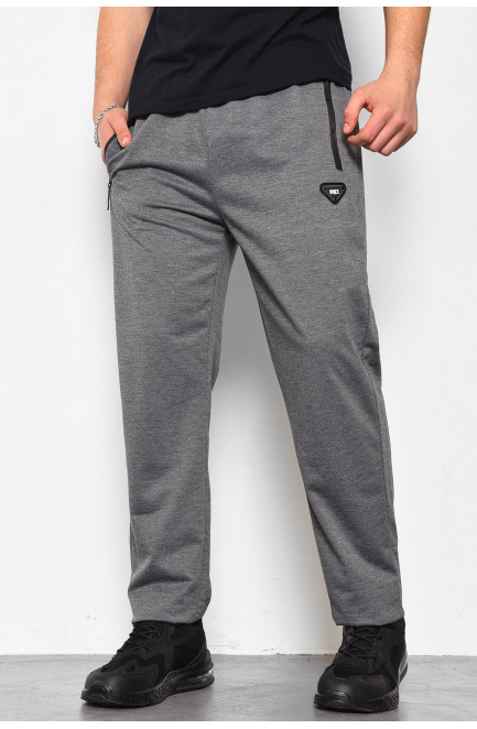 Спортивні штани чоловічі світло-сірого кольору 175796L