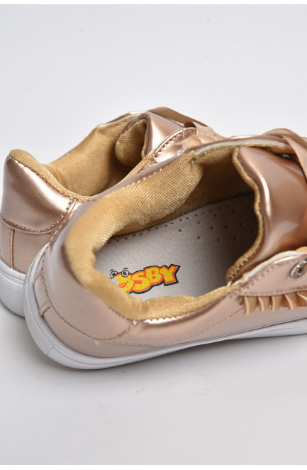 Кросівки дитячі золотистого кольору 176039L