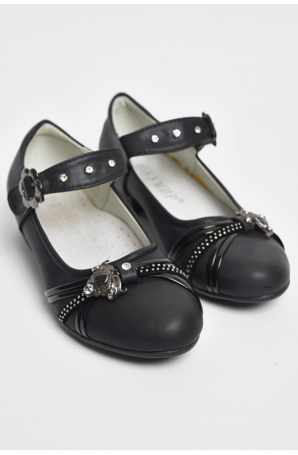 Туфли для девочки черного цвета 176064L