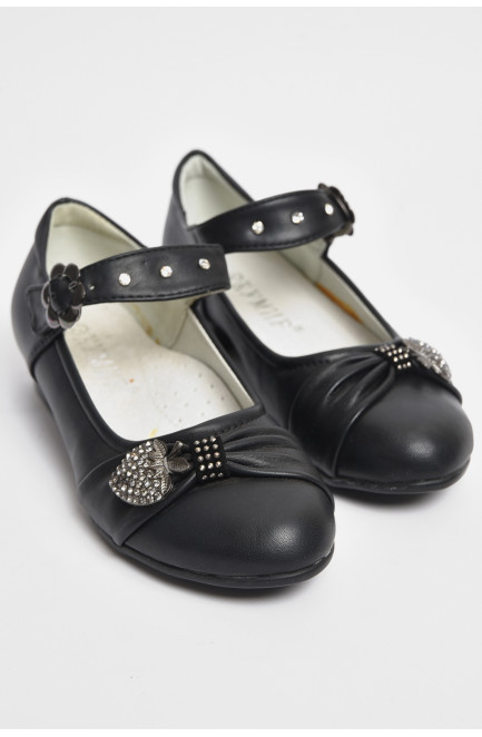 Туфли для девочки черного цвета 176068L