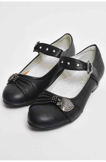 Туфли для девочки черного цвета 176068L