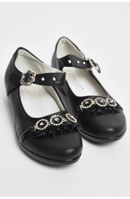 Туфли для девочки черного цвета 176069L