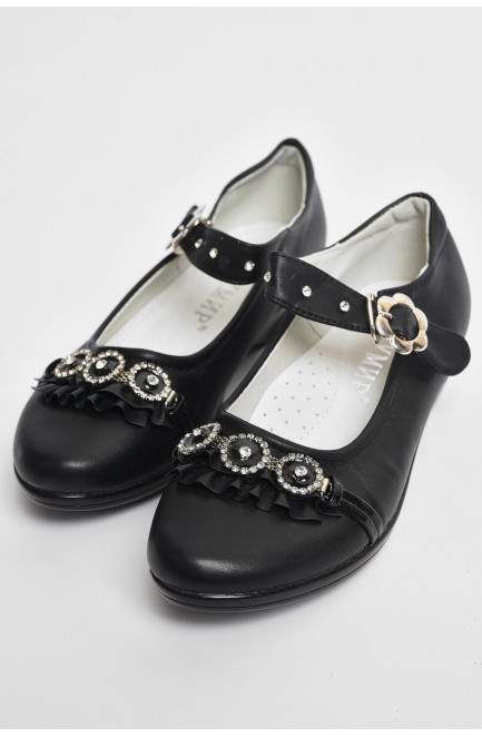 Туфли для девочки черного цвета 176069L