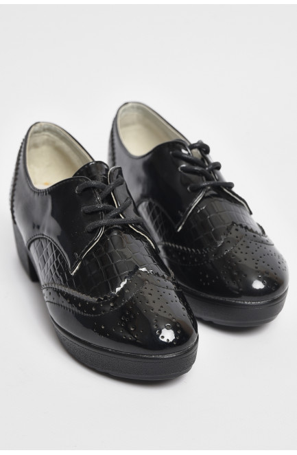 Туфли для девочки черного цвета 176085L