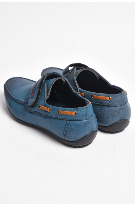 Туфли детские для мальчика синего цвета 176095L