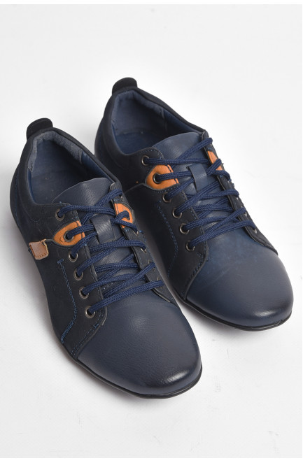 Туфлі дитячі для хлопчика темно-синього кольору 176098L