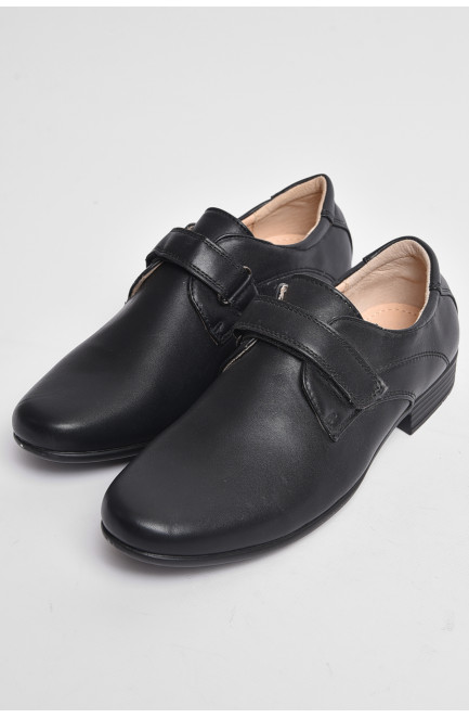 Туфлі підліткові для хлопчика чорного кольору 176157L