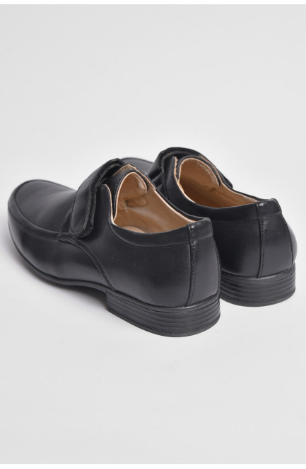 Туфли подростковые для мальчика черного цвета 176158L