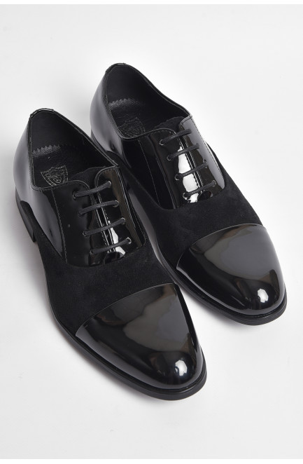 Туфлі підліткові для хлопчика чорного кольору 176232L