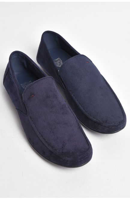 Туфлі чоловічі темно-синього кольору 176266L