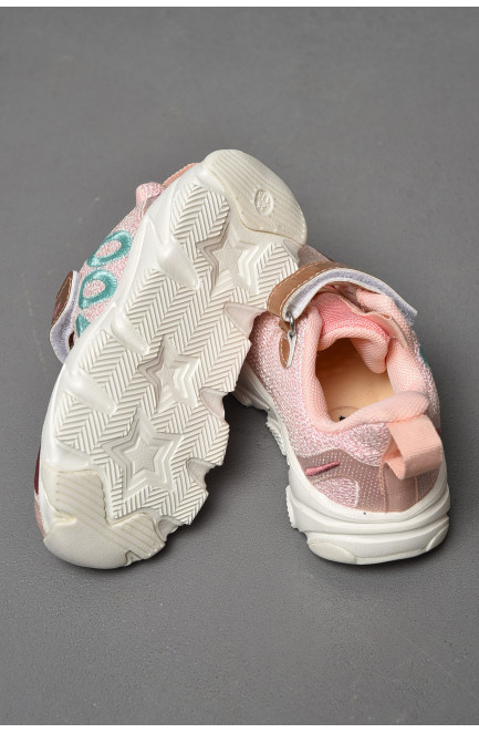 Кроссовки детские для девочки розового цвета 176638L