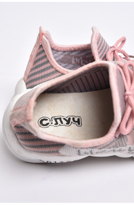 Кросівки дитячі для дівчинки рожевого кольору 176640L