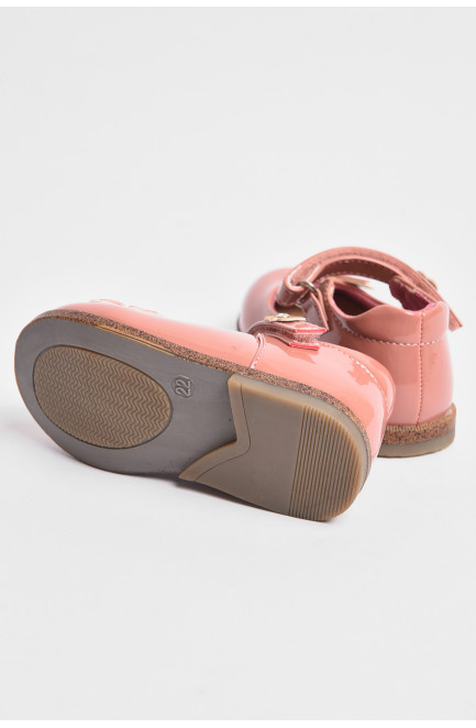 Туфли детские для девочки розового цвета 176701L